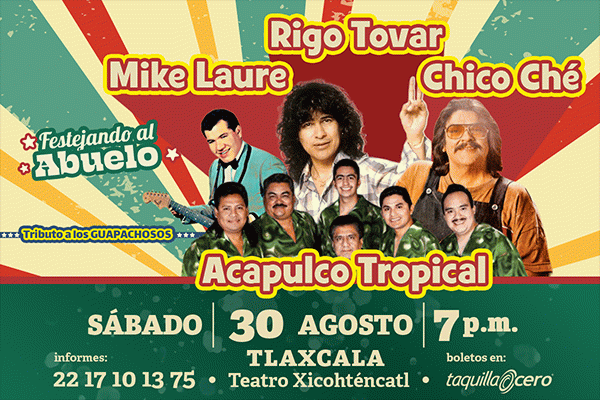 img_Tributo a los Guapachosos. Rigo Tovar, Mike Laure, Chico Ché,...